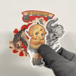 Pack 200 Stickers Tatuadores 8 cm