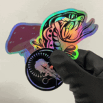 Pack 100 pegatinas holográficas personalizadas