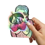 Pegatinas personalizadas holográficas