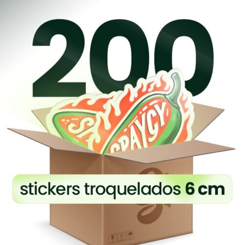 Offer die cut stickers 6 cm