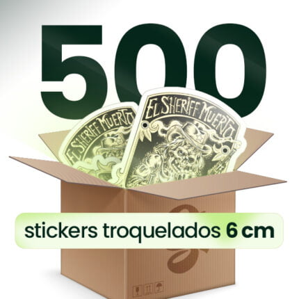 Offer die cut stickers 6 cm