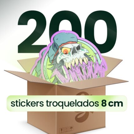 Offer die cut stickers 8 cm