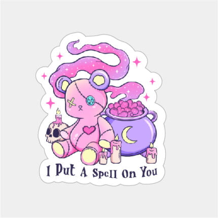 I put a spell on you Halloween Sticker