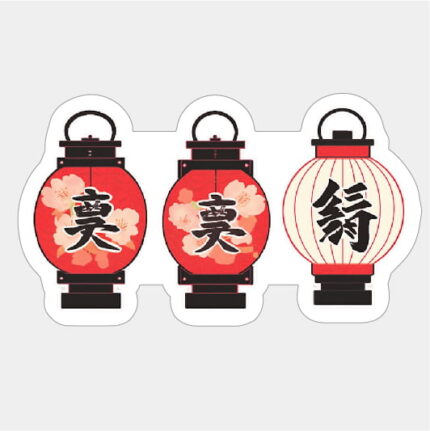 Japanese sticker flashlights