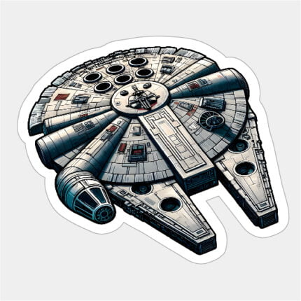 Autocolante Millennium Falcon