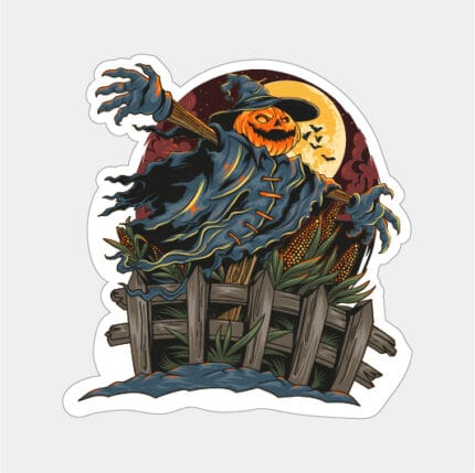 Halloween Scarecrow Sticker