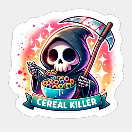 Pegatina Cereal Killer