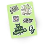 Hoja de pegatinas personalizadas