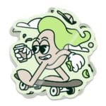 100 stickers de vinilo (8 cm)